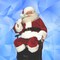Men's Crimson Santa Suit with Jacket, Pants, Belt, Hat and Boot Tops Included